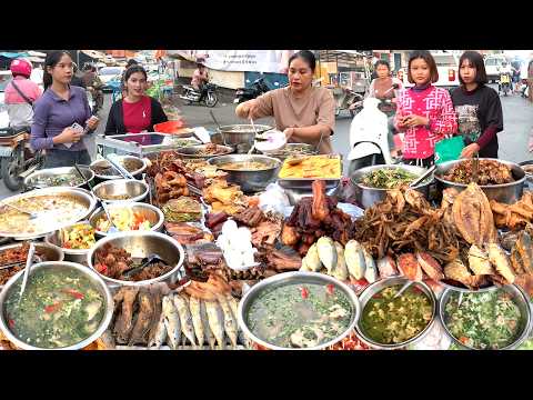 Best Cambodian Street Food Tour - Delicious Grilled Dry Fish, Pork, Koko Soup, Fried Meat & More