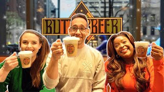 We Ate EVERYTHING at the Butterbeer Bar in Chicago | Harry Potter Shop