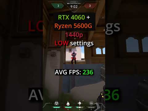 Valorant | 1440p LOW vs ULTRA – Is It Worth It? (RTX 4060 + 5600G FPS Test!) #valorant #rtx4060