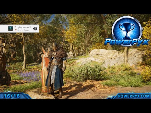 Assassin's Creed Valhalla Home Decor Trophy / Achievement Guide (All Settlement Cosmetic Spots)