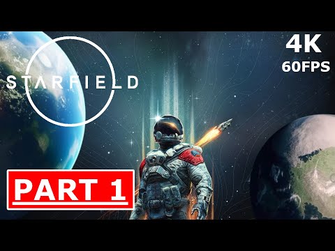 STARFIELD Gameplay Walkthrough PART 1 German [4K 60FPS Ultra HD] Kein Kommentar Full Game