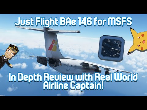 JustFlight 146 Professional (& Lanzarote Airport) for MSFS | Review with Real-World Airline Captain!