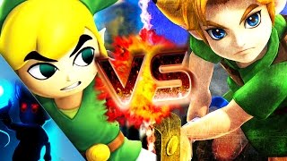 TOON LINK vs YOUNG LINK RAP BATTLE │ Zach B (feat. ShueTube)