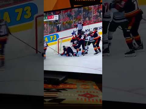 Reaves Scrum With The Flames