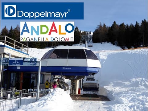 Risalita integrale seggiovia Doppelmayr "Albi de Mez-Cima Paganella"  Andalo(TN) Telesiègè/Chairlift