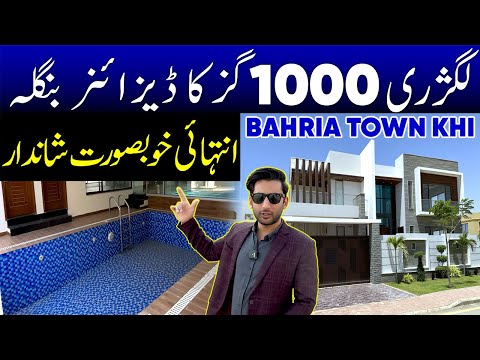 Precinct 7 1000 Sqyard Luxury Villa Available For Sale in Bahria town Karachi