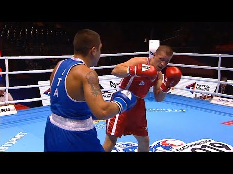 Round of 32 (75kg) POLETAN Sandro (SRB) vs CAVALLARO Salvatore (ITA) /AIBA World 2019