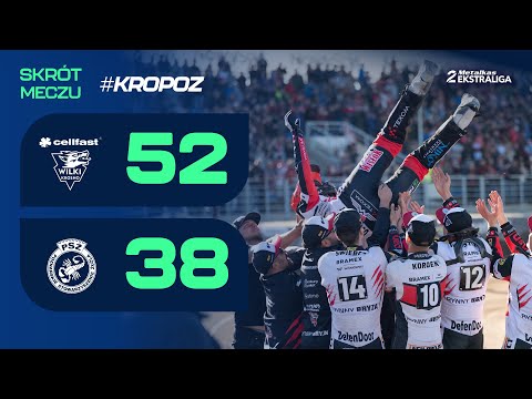Speedway. Żużel. Mecz: Osłabione Wilki z pewnym zwycięstwem (skrót #KROPOZ 52:38, 27.04.2025)