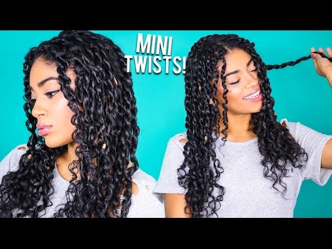 How To: Mini Twists - Curly Natural Hair | jasmeannnn