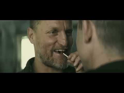 Out of the Furnace 2013 trailer still with Christian Bale on the mill catwalk, evoking the score’s steel-and-smoke mood