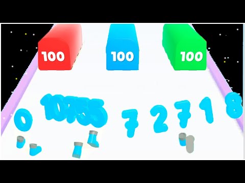 Number Race 3D - Gameplay Walkthrough