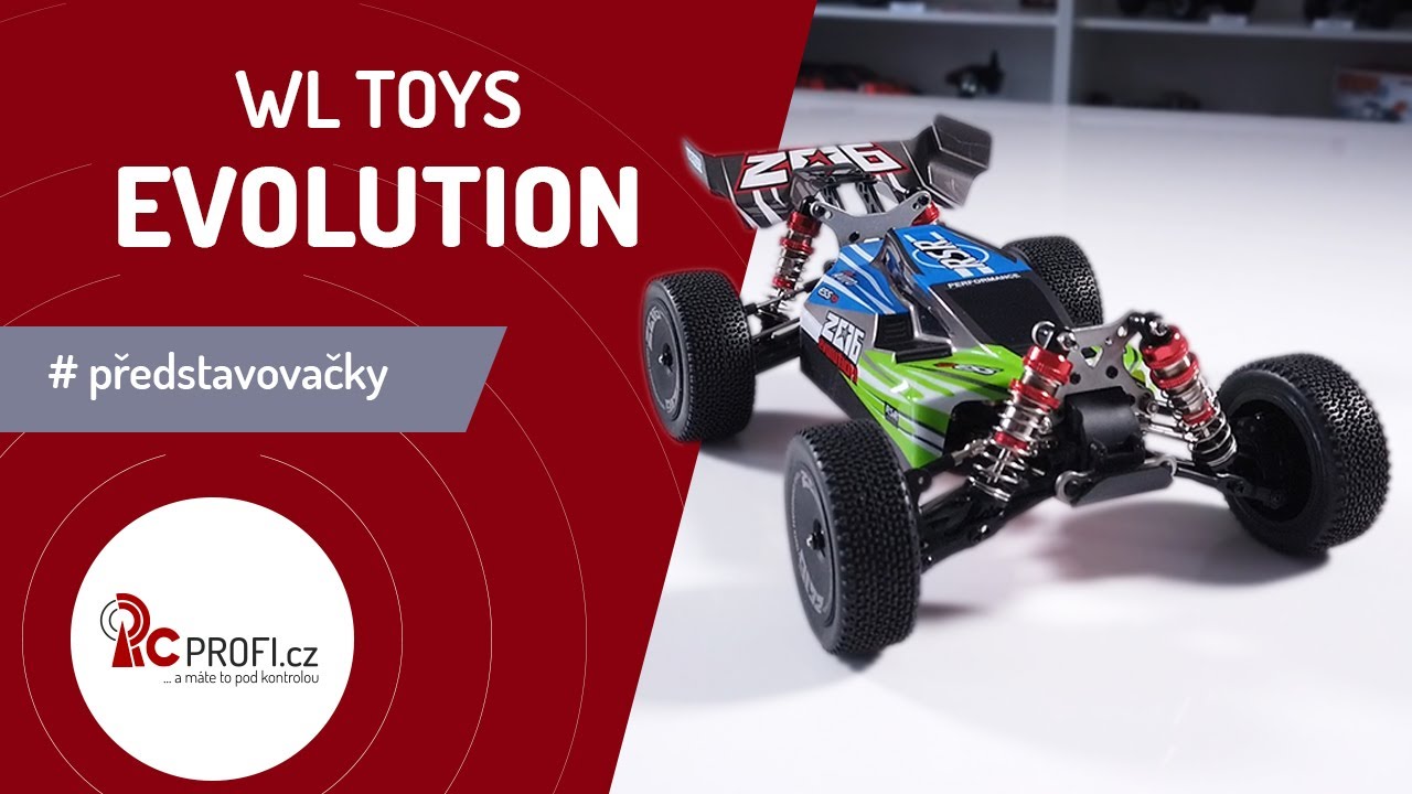 RC buggy WL Toys Evolution, červená