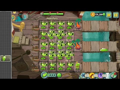Plants vs. Zombies 2 pinata party January 4, 2016 || pinata party 1/4/2017