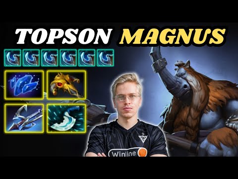 🔥 TOPSON Magnus Midlane Highlights Gameplay 7.34d 🔥 Harpoon EZ Skewer - Dota 2