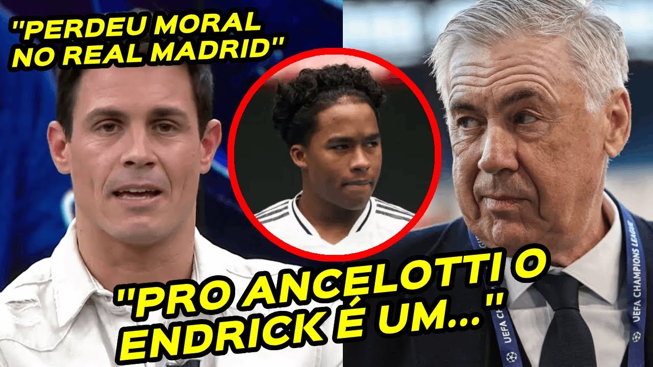 🚨 ANCELOTTI NA MIRA! MÍDIA ESPANHOLA CRITICA TRATAMENTO DE ENDRICK NO REAL!