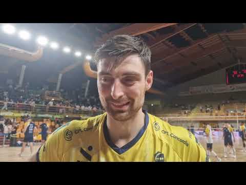 Le parole di Simone Anzani dopo la vittoria a Montichiari contro Padova al tie break(trofeo Astori)