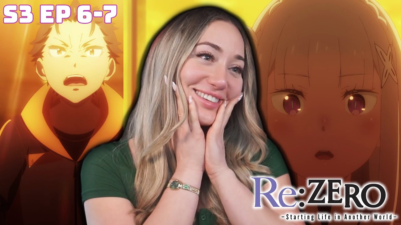 SAVED BY SUBARU!! ❤️❤️  FIRST TIME WATCHING RE:ZERO! S3 Episode 6 & 7