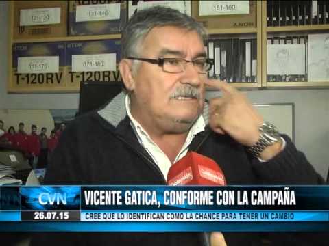 Vicente está conforme