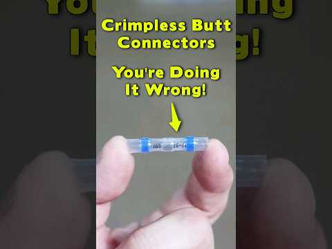 Crimpless Butt Connectors - There's A Better Way!