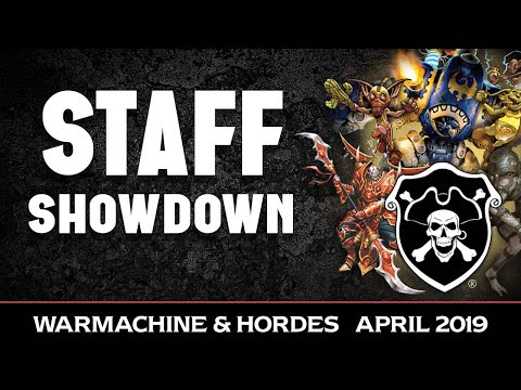 Staff Showdown - Grymkin vs. Mercenaries - WARMACHINE & HORDES