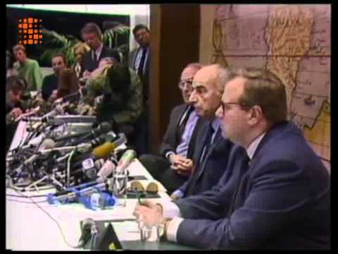 La conférence de presse de Paul Vanden Boeynants (JT15-02-1989)