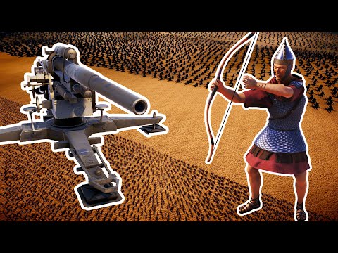 10,000 STATIONARY ARTILLERY vs 15 MILLION ROMAN ARCHERS | UEBS 2
