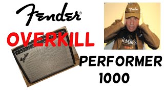 Video thumbnail for FENDER Amp the Performer 1000 guitar 100 what !!! by Guitars and Drones