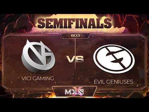Vici Gaming vs Evil Geniuses Game 1 - MDL Chengdu Major: Semifinals