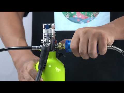 How To Install The DEDEPU 1L Mini Scuba Tank?