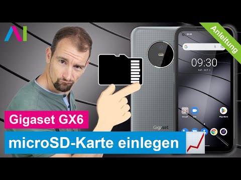Gigaset GX6 - microSD-Karte einlegen / Speicher erweitern • 💾 • 📲 • 📈 • Anleitung | Tutorial
