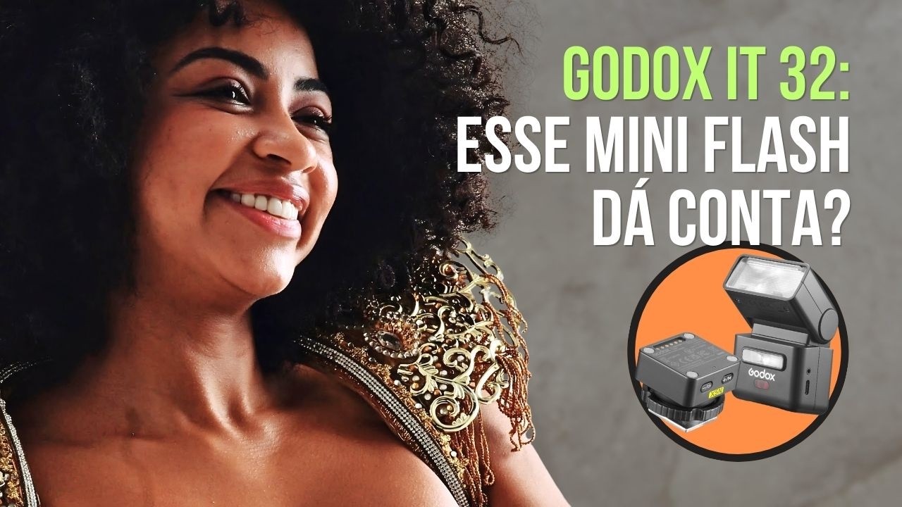 Godox iT32 Vale a Pena? Testei o Mini Flash de Verdade no Estúdio