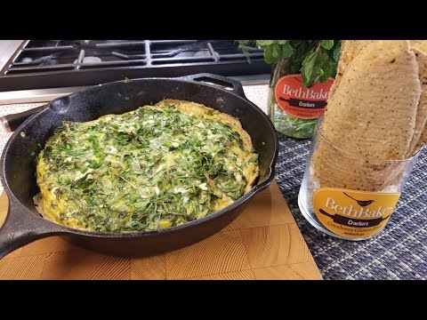 In the Kitchen: Spring Greens and Herb Frittata