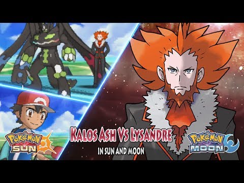 Pokemon Sun and Moon: Kalos Ash Vs Lysandre (Vs Team Flare Boss)