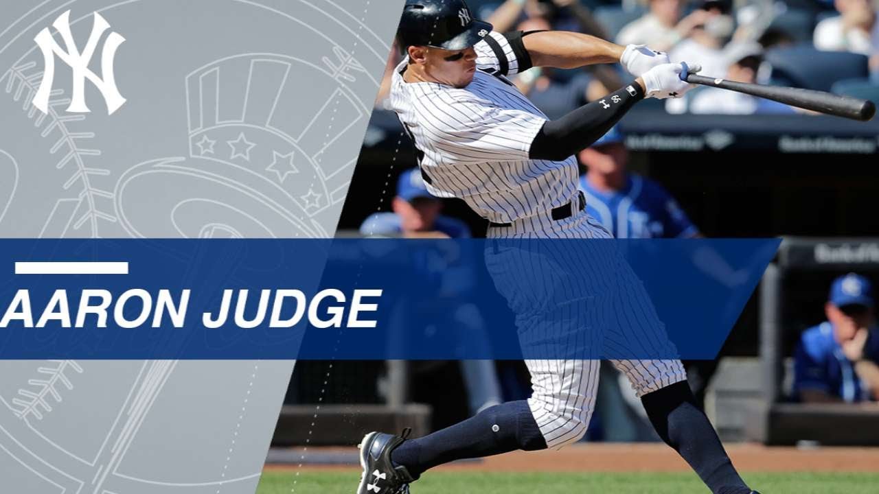 See all 52 of Aaron Judge's rookie record homers