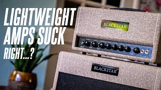 Video thumbnail for Good amps should be heavy. Right...? Blackstar St. James EL34 head! by Sasha Ivantic