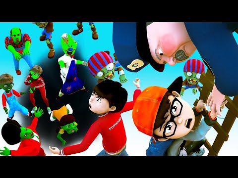 Scary teacher Family Zombie Pandemic Nick and Doll  Sad Story