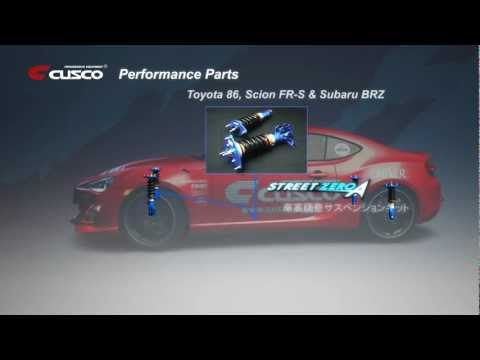 CUSCO Performance Parts for TOYOTA 86 / Scion FR-S / SUBARU BRZ