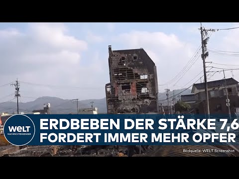 ERDBEBEN IN JAPAN: Jede Minute zählt – Zahl der Todesopfer steigt über 100 – mehr als 200 Vermisste!