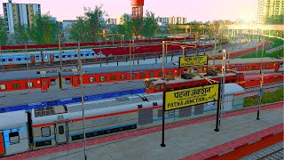 PNBE-HWH JAN SHATABDI EXPRESS JOURNEY IN TRAIN SIMULATOR CLASSIC || HEAVY TRAFFIC AT PATNA || PART-1