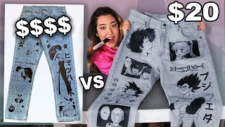 I Made Designer Jeans With Only $20 &amp; A Sharpie...