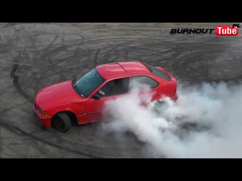 Pokaz mocy BMW E36 Compact - Majówka z BMW Dobrzyca 2019