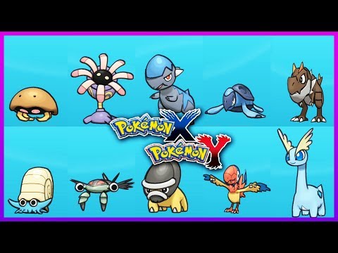 Pokemon X & Y All Fossil Pokemon Locations