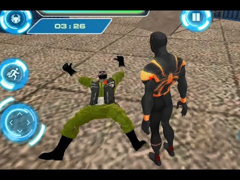 Super Spider Hero Fighting Incredible Crime Battle Vs Superhero Thanos Rescue Game -Android GamePlay