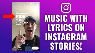 How to add Music & Song Lyrics to Instagram Stories
