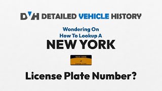 How to Use License Plate Lookup New York | New York Plate Number Search