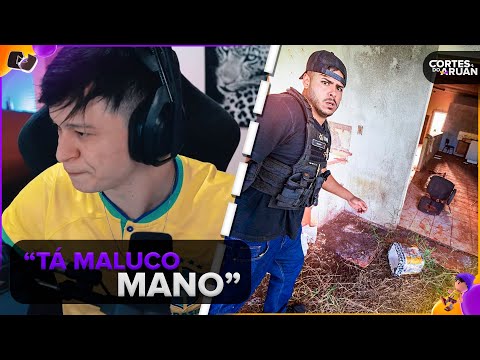 ARUAN REAGE: LEVAMOS O RENATO NA LENDA DO MANICÔMIO (CAÇADORES DE LENDAS - ELITE) - Cortes do Aruan