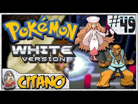 Let's Play Pokemon White - #49: Elite Four Caitlin and Marshal