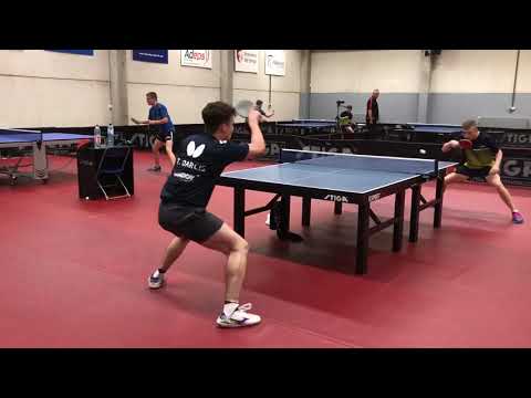 Morning Training Session with AFTT Team Belgium Table Tennis : Lambiet, Allegro, Rassenfosse, Cnudde