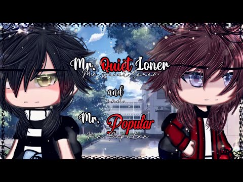 Mr. Quiet Loner and Mr. Popular || BL || Gay Love || GLMM || Gacha Life || Gacha Life Mini Movie