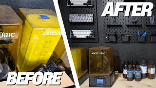 Resin Station Setup! Boxed Printer Rescue!